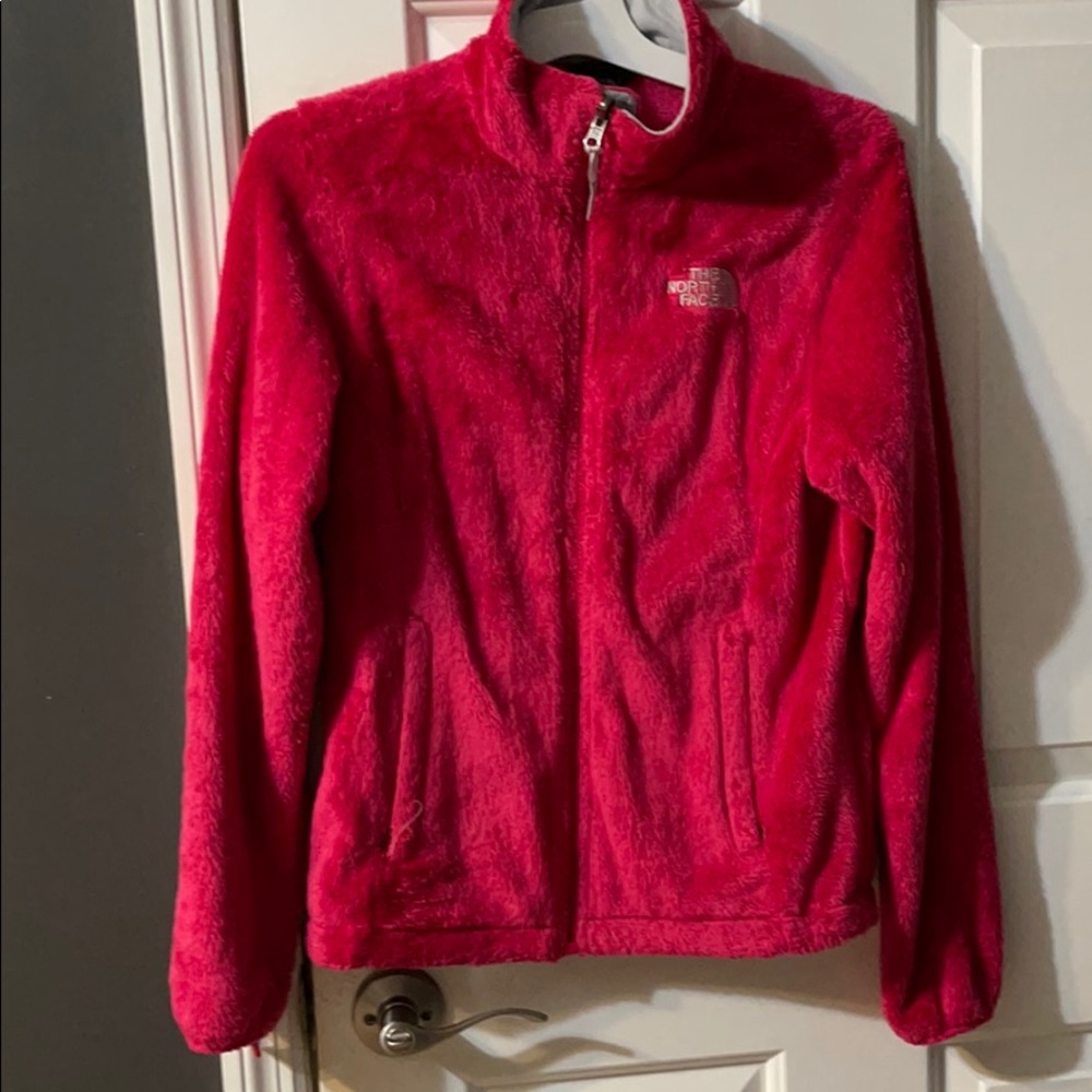 Women’s north face fuzzy jacket